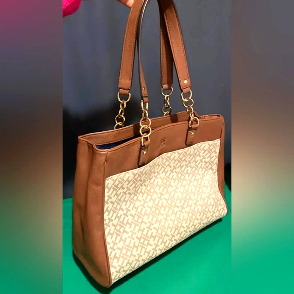 Large Tommy Hilfiger Monogram Tote